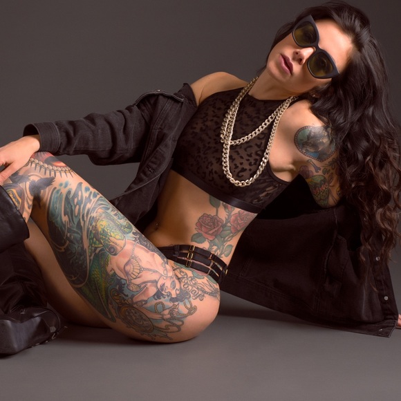 Divided black Jean jacket - Picture 10 of 12